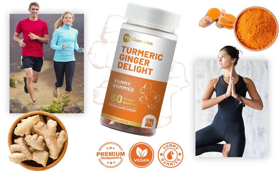 Active lifestyle with Turmeric Ginger Delight gummies