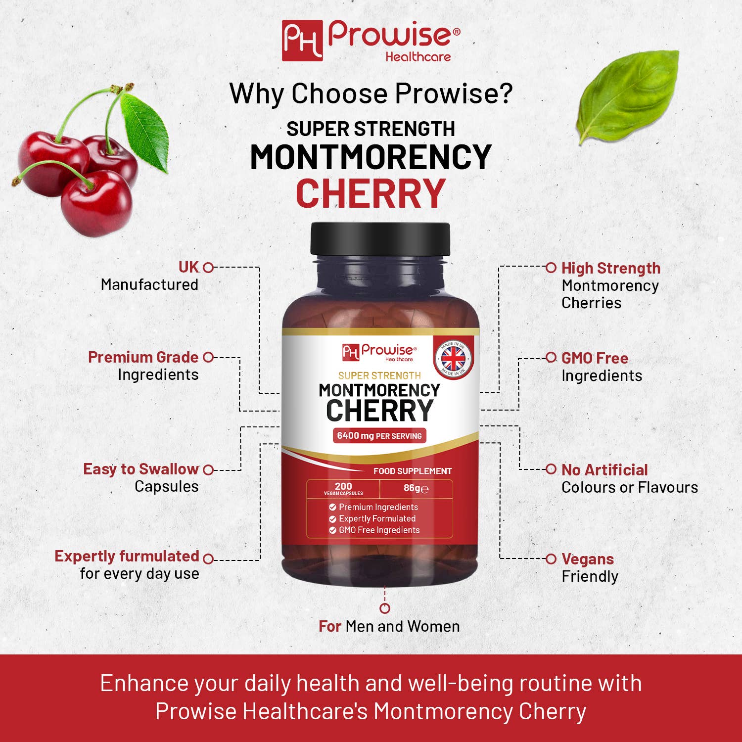 Reasons to choose Montmorency Cherry capsules