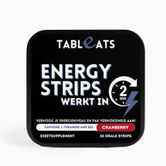 Tableats Energy Strips packaging front view