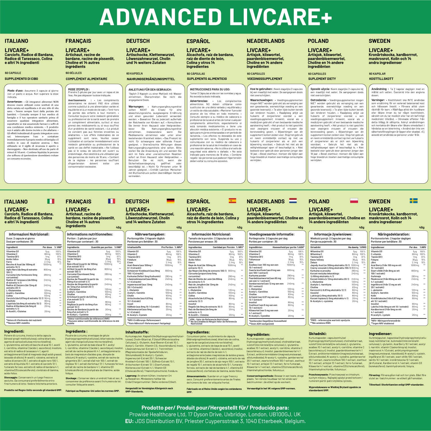 a poster with the words advanced livcaree