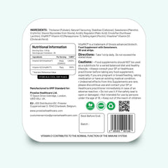 PROSTRIP Vitamin D3 + K2 ingredients and nutritional info