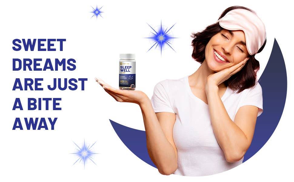 a woman holding a jar of sleep pills