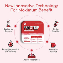 Innovative technology for PROSTRIP®️ Cranberry+ benefits