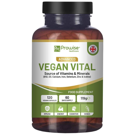 a bottle of prowise vegan vital