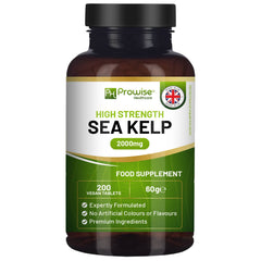 Prowise Sea Kelp 2000mg vegan tablets bottle front view