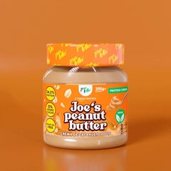 Joe's Peanut Butter 350g jar with orange label