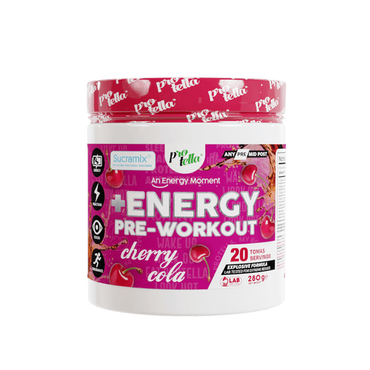 Pre-Workout Cherry Cola 280g container