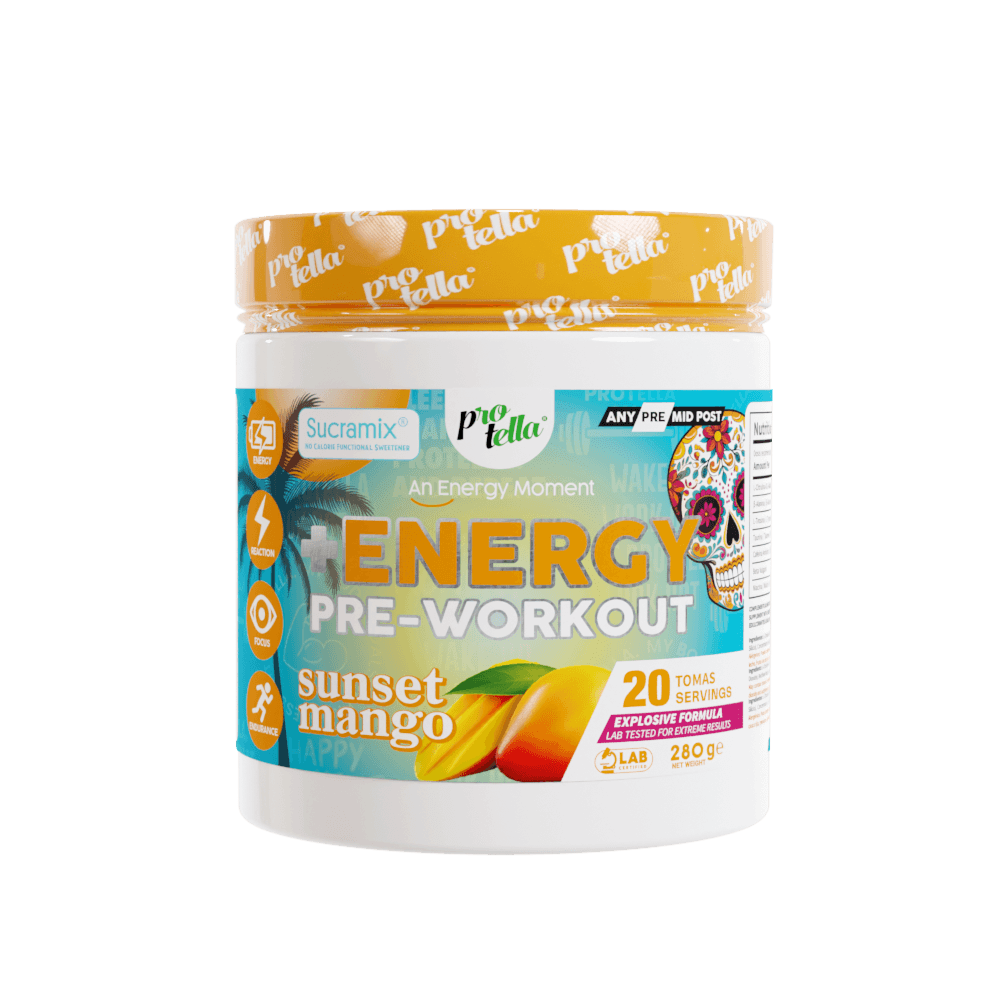 Pre-Workout Sunset Mango 280g energy boost supplement