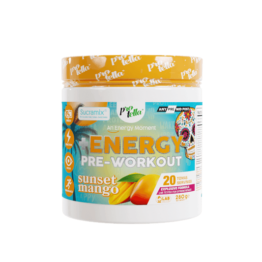 Pre-Workout Sunset Mango 280g energy boost supplement