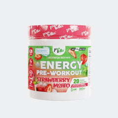 Protella Energy Pre-Workout Strawberry Mojito 280g container