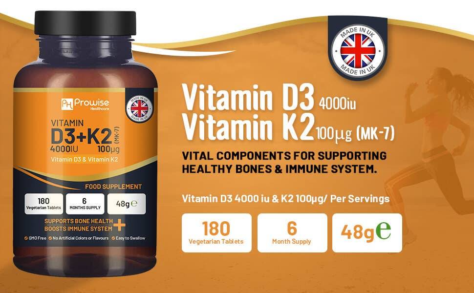 a bottle of vitamin d3 with vitamin k2