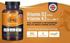 a bottle of vitamin d3 with vitamin k2