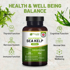 Sea Kelp 2000mg benefits for health and wellbeing