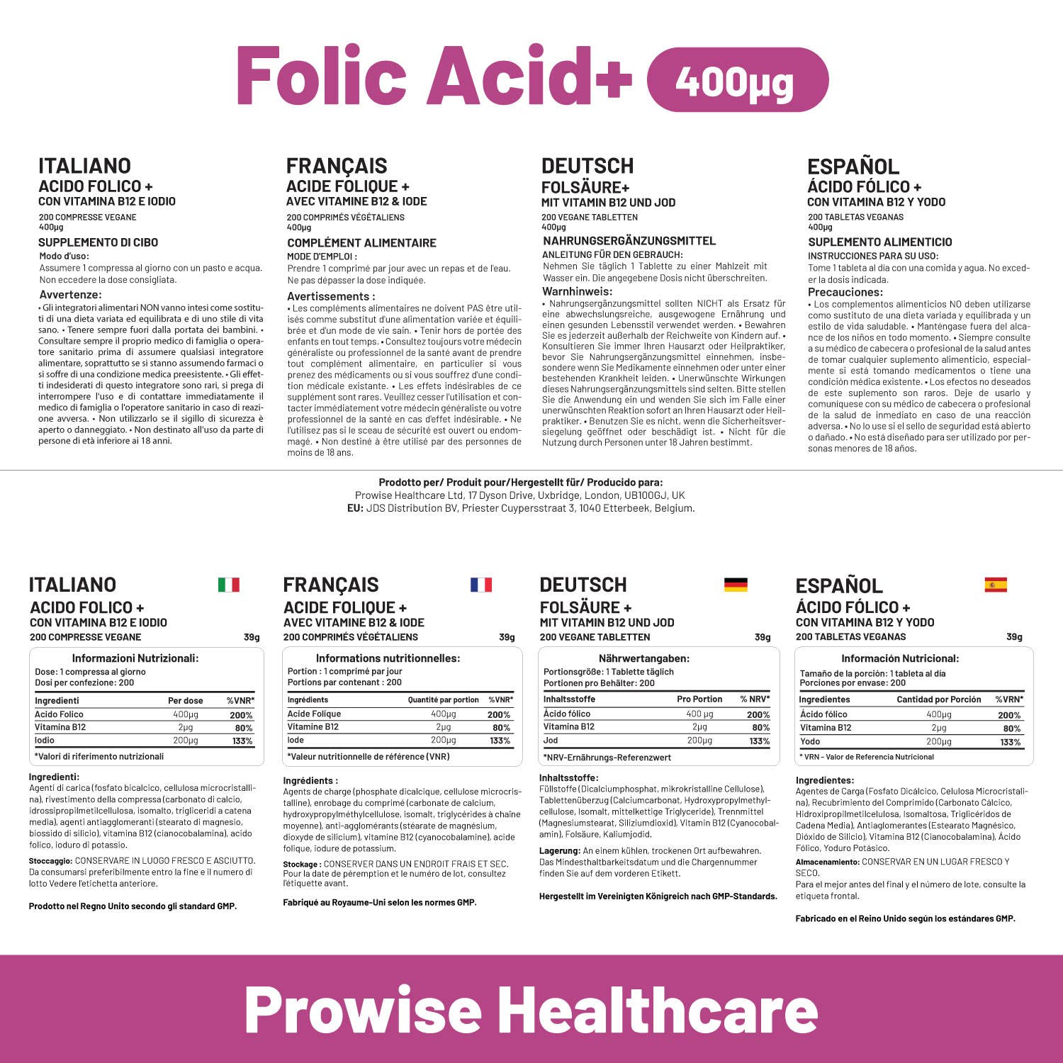 a poster with information about the health benefits of polic acid