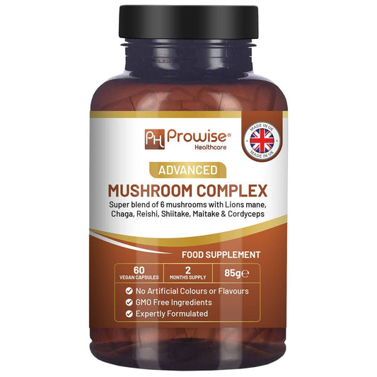 a bottle of mushroom complex