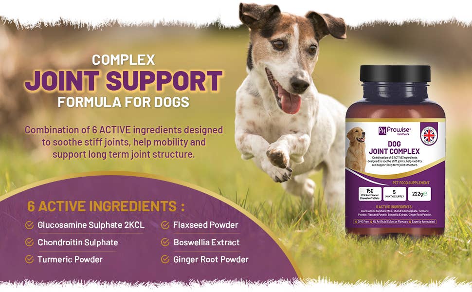 Dog Joint Complex with active ingredients list