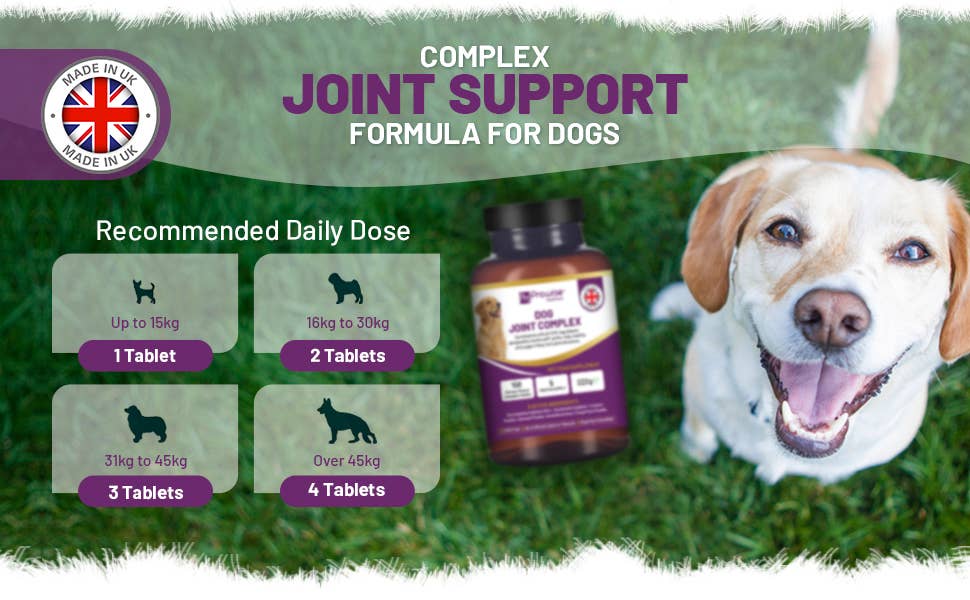 Recommended daily dose for Dog Joint Complex