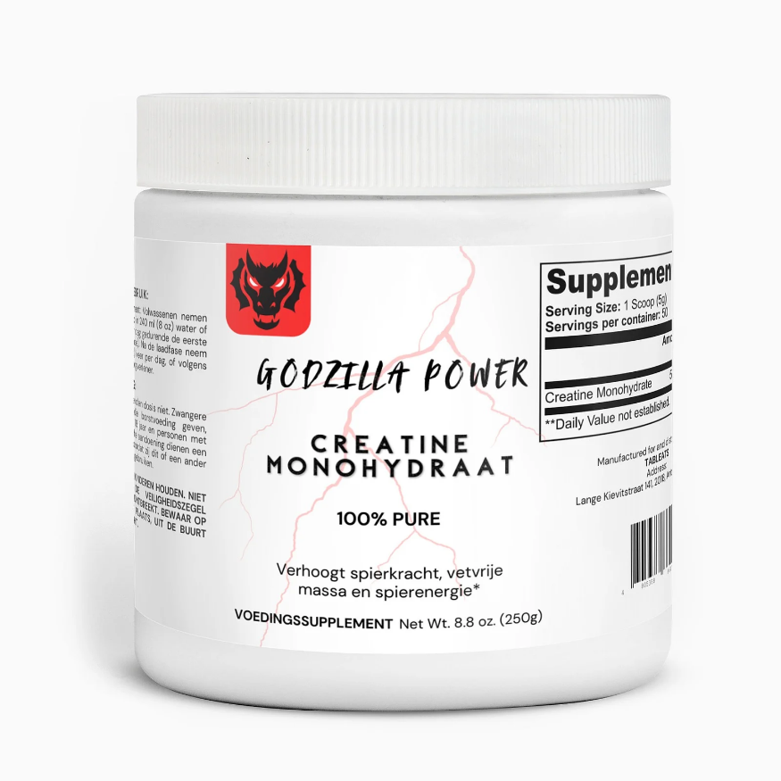 Creatine Monohydraat By Godzilla Power